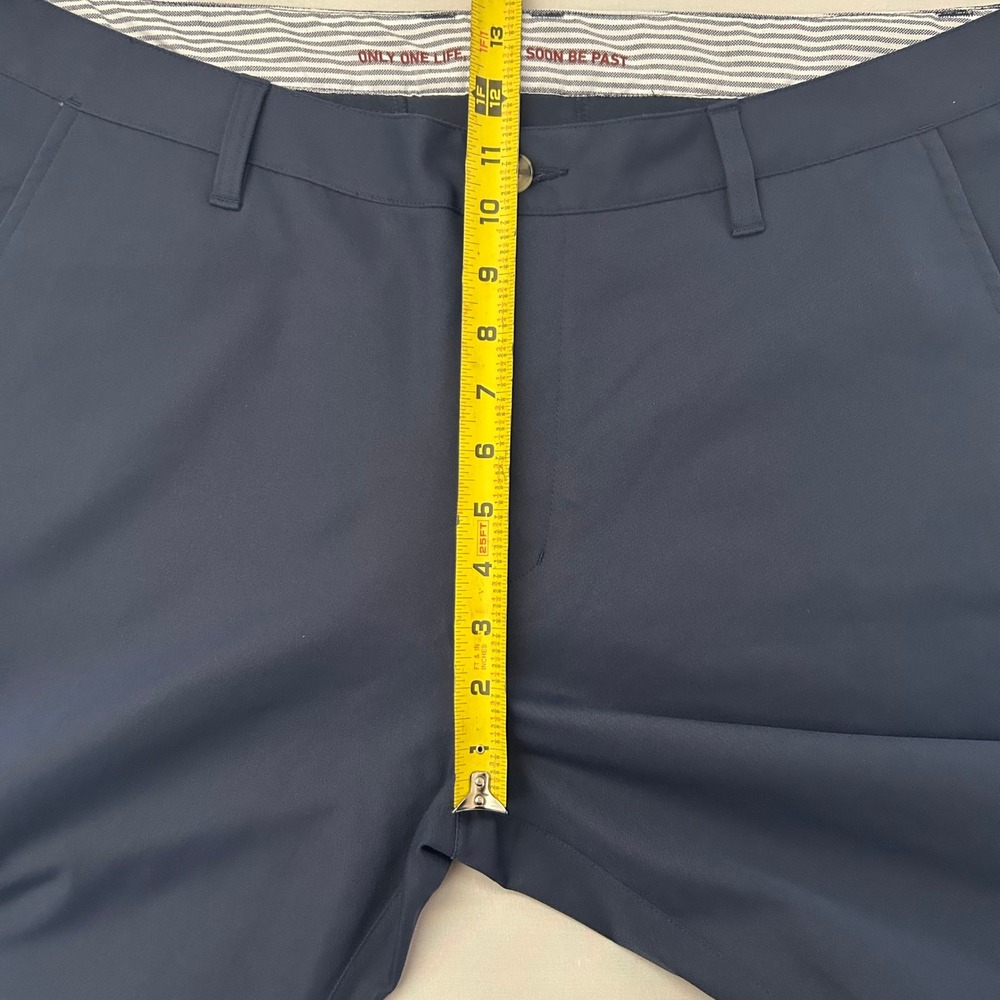 Rhone Commuter Pants Mens 36 Navy Blue Slim Straight Stretch Performance Tech - Picture 9 of 11